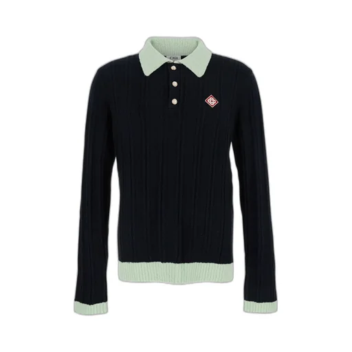 Logo Patch Polo Shirt
