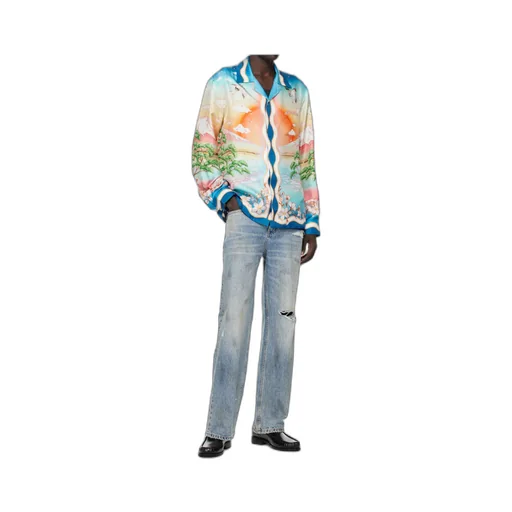 Printed Long-Sleeved Shirt