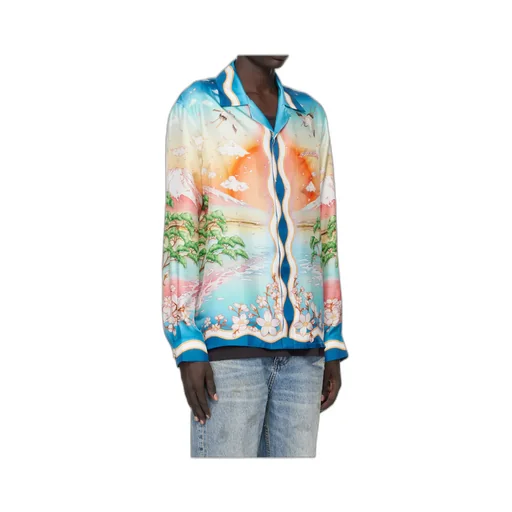 Printed Long-Sleeved Shirt