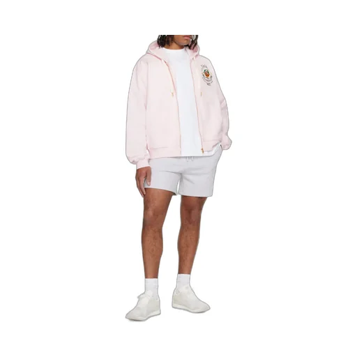 Casa Way Embroidered Zip-Up Hoodie