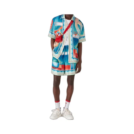 Drawstring Waist Shorts