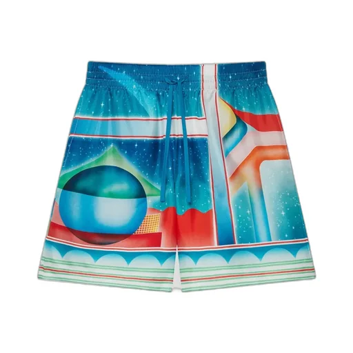 Drawstring Waist Shorts