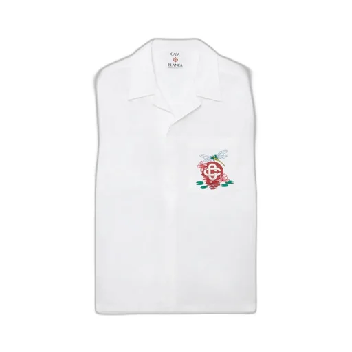 Logo Embroidered Short-Sleeved Shirt