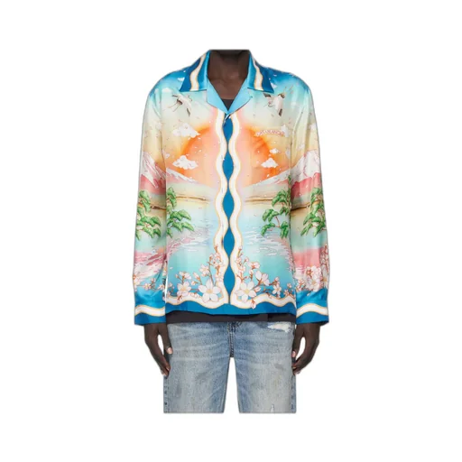 Printed Long-Sleeved Shirt