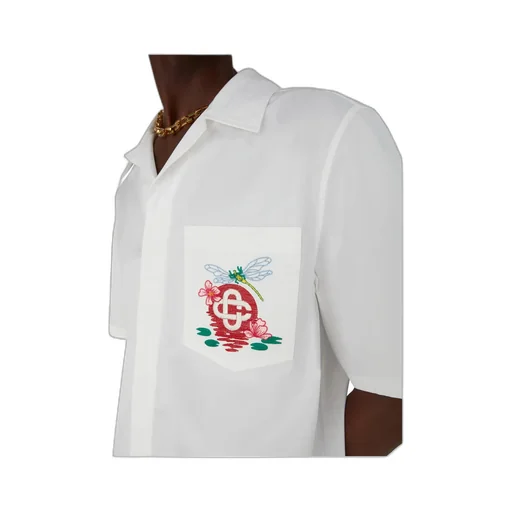 Logo Embroidered Short-Sleeved Shirt