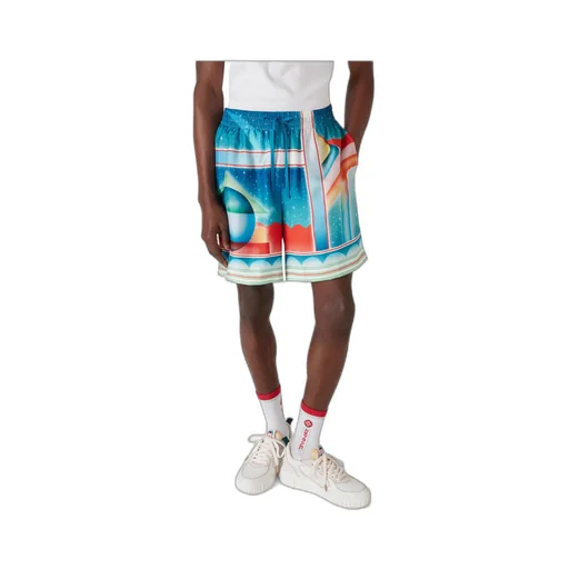 Drawstring Waist Shorts