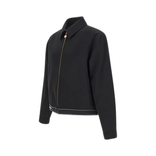 Logo Zip-Up Casual Jacket