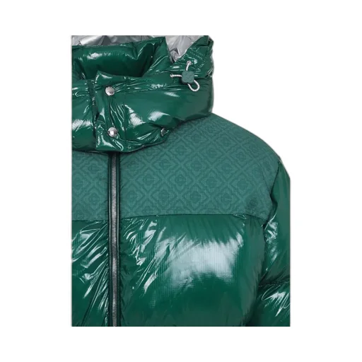 Logo Hood Down Jacket