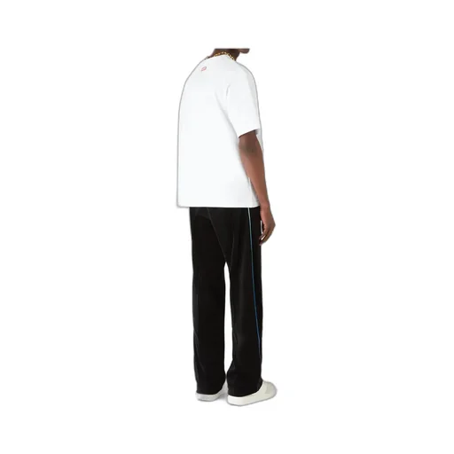 Side-Stripe Velour Track Pants