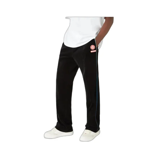Side-Stripe Velour Track Pants