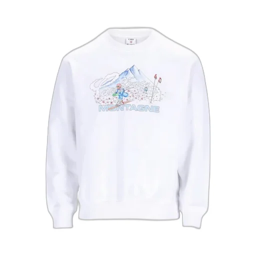Printed Crew Neck Sweatshirt