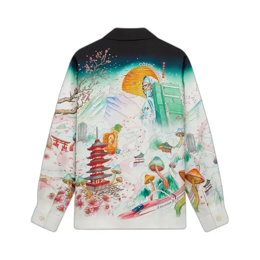 Printed Long-Sleeved Shirt