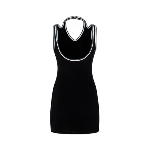 V-Neck Sleeveless Dress