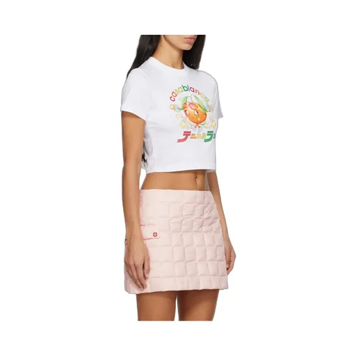 Orange Print T-Shirt