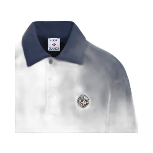 Polo Neck Embroidered Sweatshirt