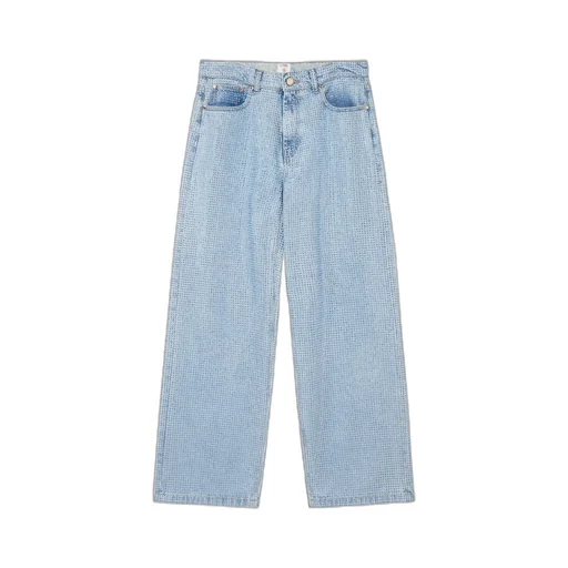 Crystal-Embellished Jeans