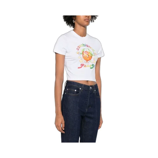 Orange Print T-Shirt