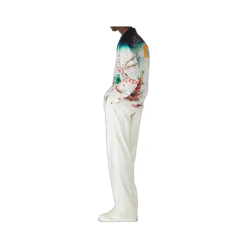 Flowers Long Sleeve Twill Shirt