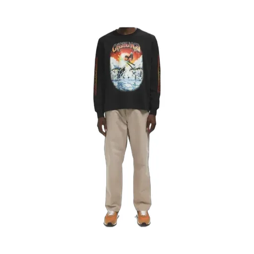 Ski Club Print Sweatshirt