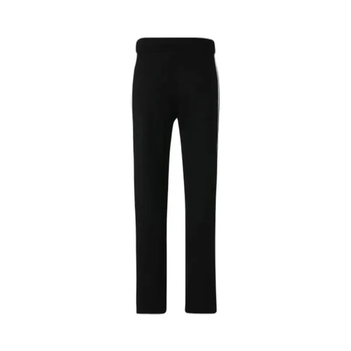 Logo Embroidered Patch Casual Pants