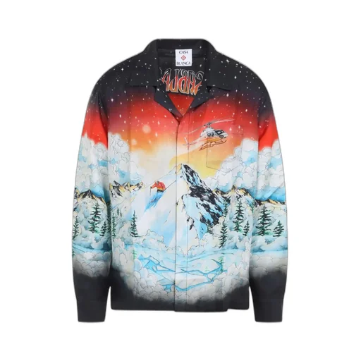 Printed Long-Sleeved Shirt