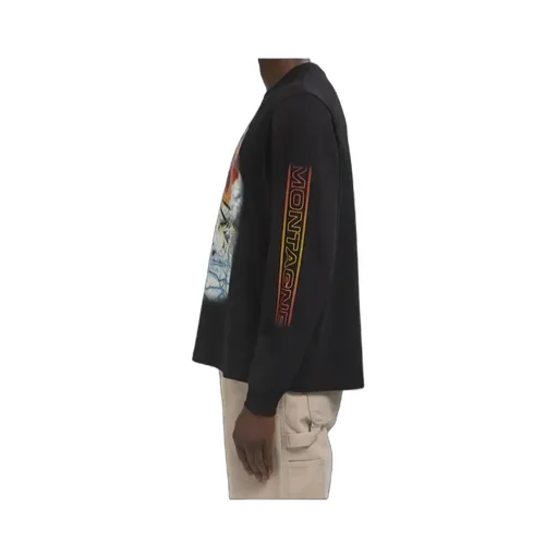 Ski Club Print Sweatshirt
