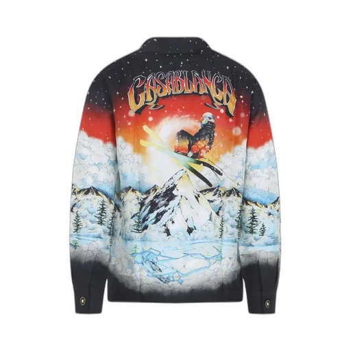 Ski-Scene Satin Shirt