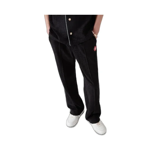 Letter Jacquard Casual Pants