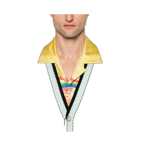 Logo Embroidered Cardigan