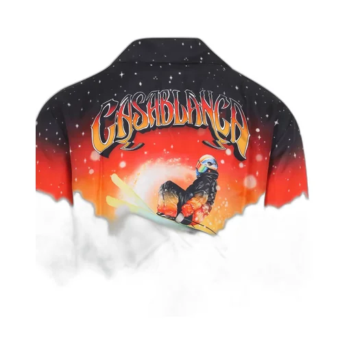 Ski-Scene Satin Shirt