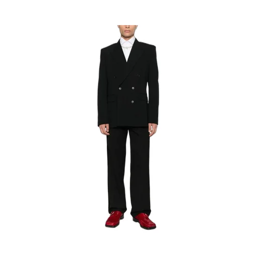 Pleated Side-Stripe Trousers