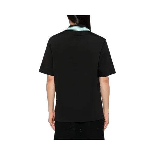 Short Sleeved Logo Patch Polo Shirt