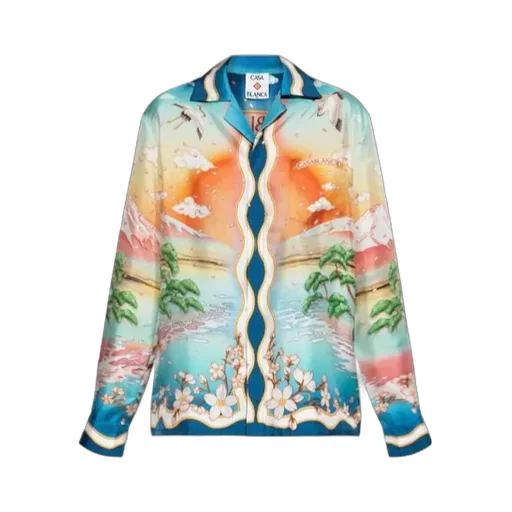 Printed Long-Sleeved Shirt