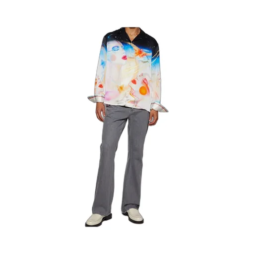 Printed Long-Sleeved Shirt