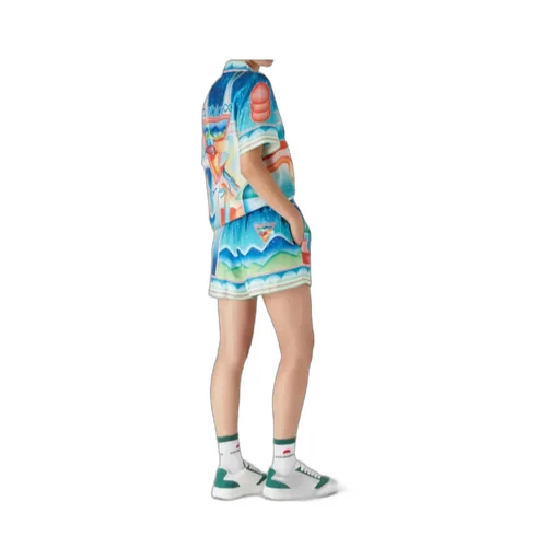 Galaxy Court Silk Shorts
