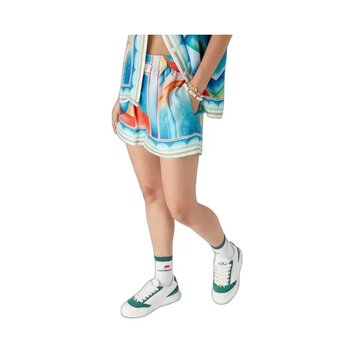 Galaxy Court Silk Shorts