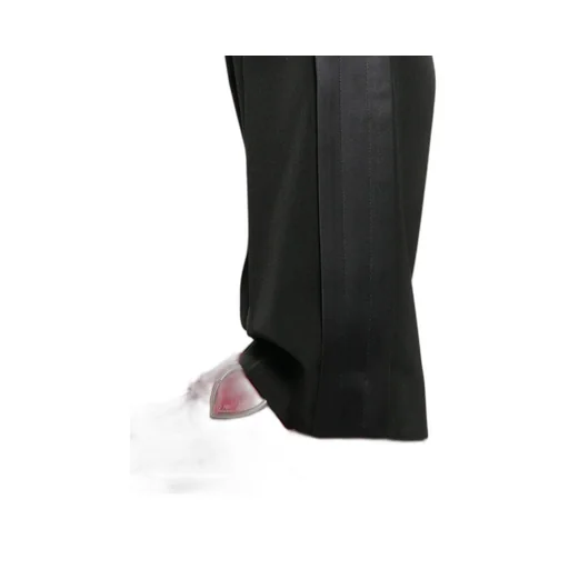Pleated Side-Stripe Trousers