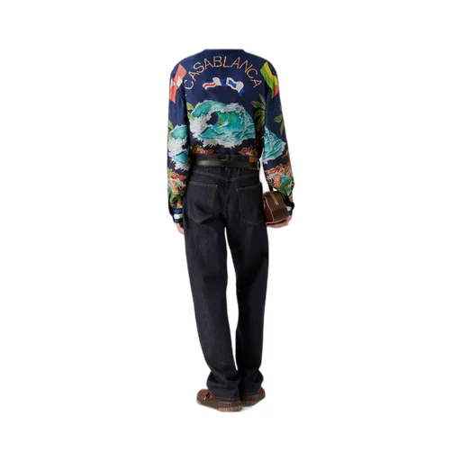 Surf Club Midnight Silk Shirt