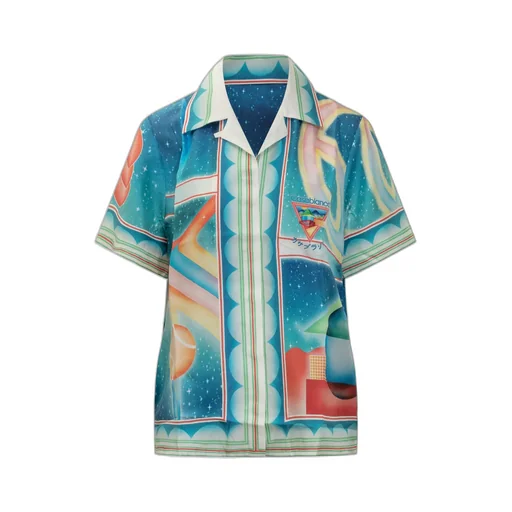 Printed Silk Shirt