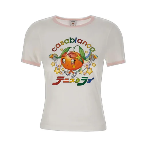 Orange Mascot Ringer Short Sleeve T-Shirt