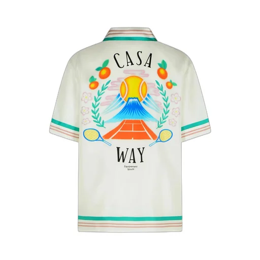 Casa Way Printed Silk Shirt