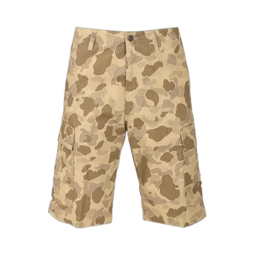 Camouflage-Pattern Cargo Shorts