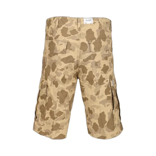 Camouflage-Pattern Cargo Shorts