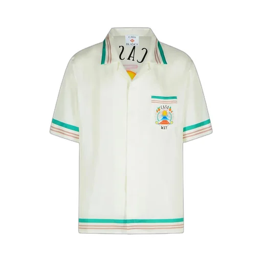 Casa Way Printed Silk Shirt
