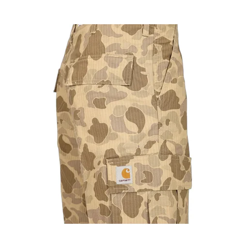 Camouflage-Pattern Cargo Shorts