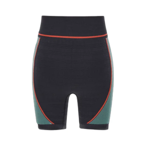 Ribbed Panelled Cycling Shorts