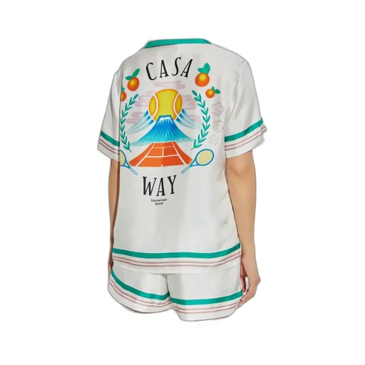 Gradient-Effect Heart-Monogram Shirt