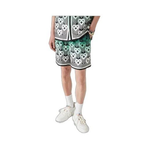Gradient Monogram Silk Shorts