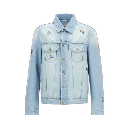 Embroidered Motif Denim Jacket