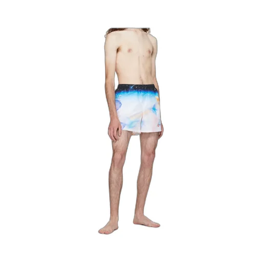 Graphic-Print Swim Shorts
